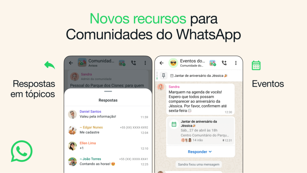 whatsapp - comunidades